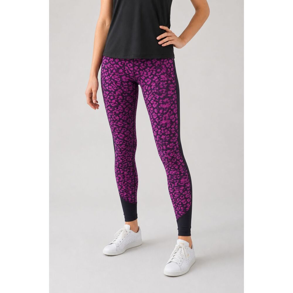 Lululemon Drop It Like It’s Hot Tight 6  Cheetah Ultra Violet Navy Mesh Luxtreme